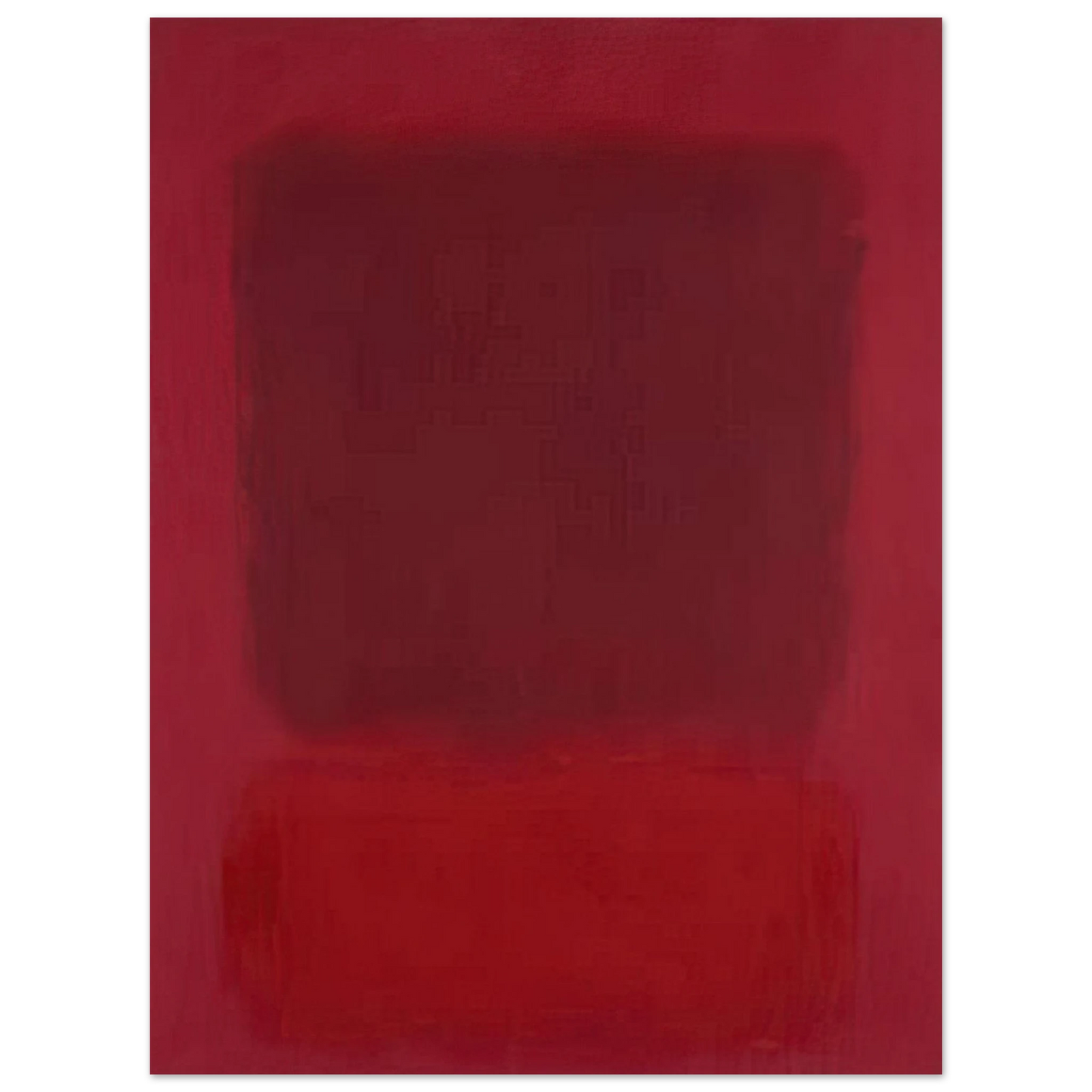 Mark Rothko - Red and Brown - 1957 Wall Art - 21x29.7 cm / 8x12" - Fine Art Poster - -