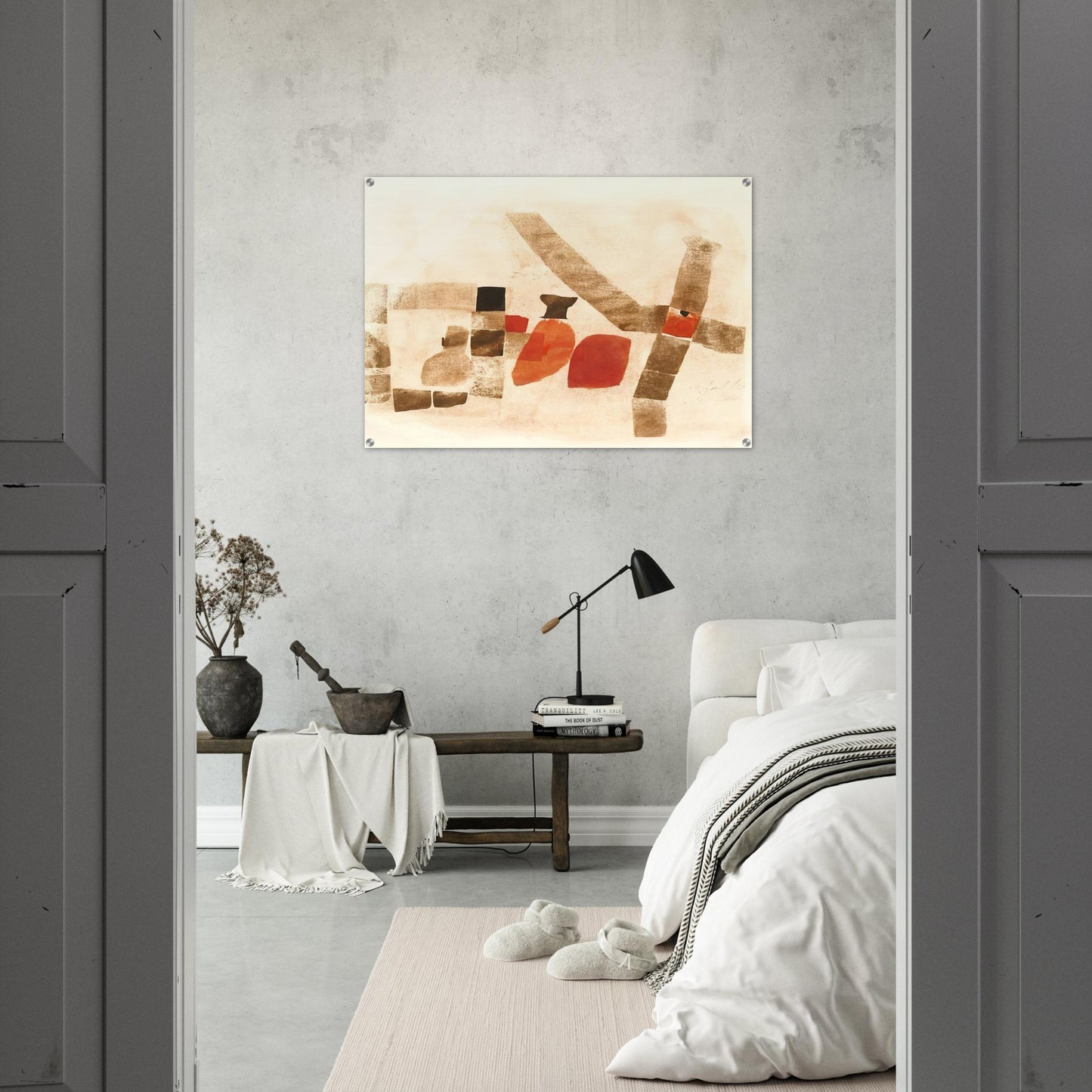 Dongo - 1964 - Julius Bissier Acrylic Print - 70x100 cm / 28x40″ inches