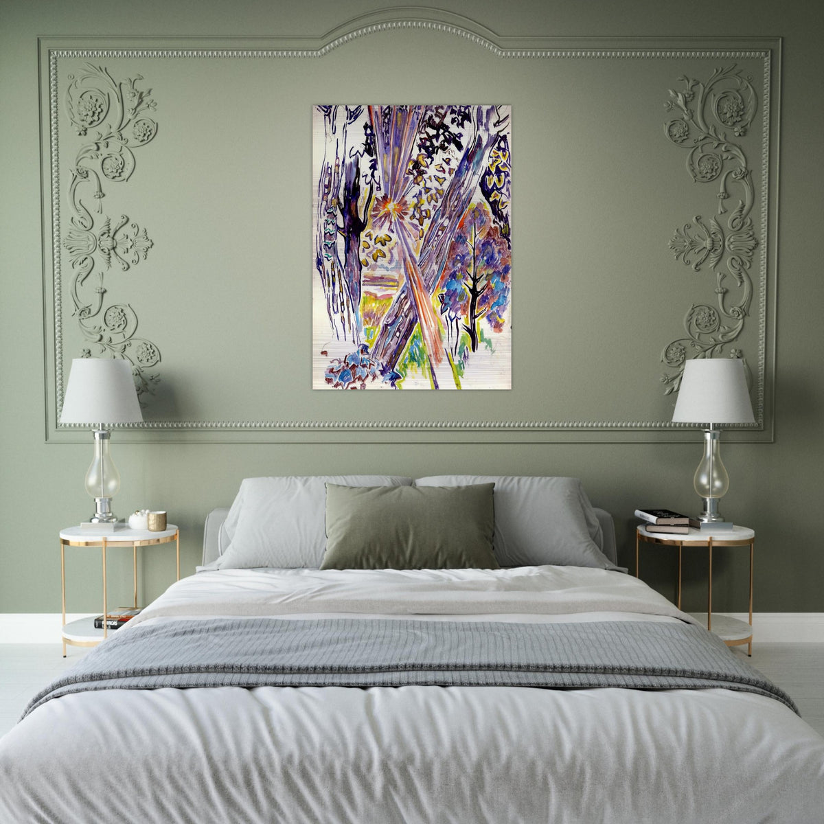 Walter Anderson - Walter Anderson Brushed Aluminum Print - 70x100 cm / 28x40 inches | Walter Anderson Aluminum Print | Walter Anderson Prints
