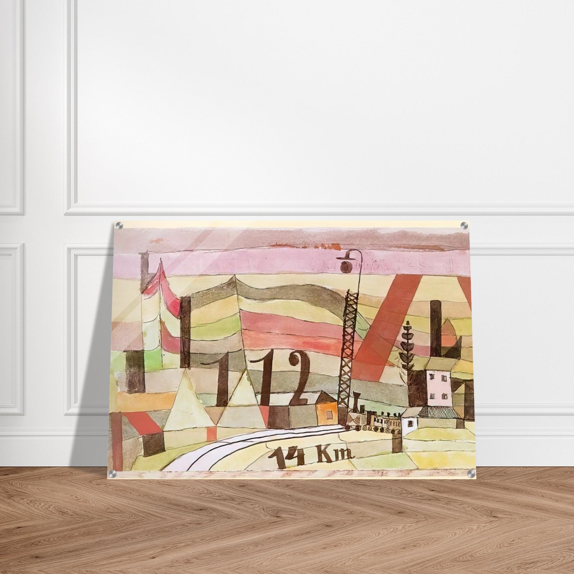 STATION L 112 1923 - Paul Klee Acrylic Print - 70x100 cm / 28x40″ inches
