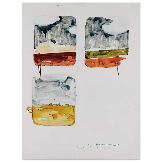 Mario Schifano - Untitled - 1979  75x100 cm / 30x40inches Fine Art Poster