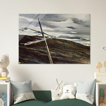 DODGES RIDGE 1947 - Andrew Wyeth Acrylic Print - 70x100 cm / 28x40″ inches