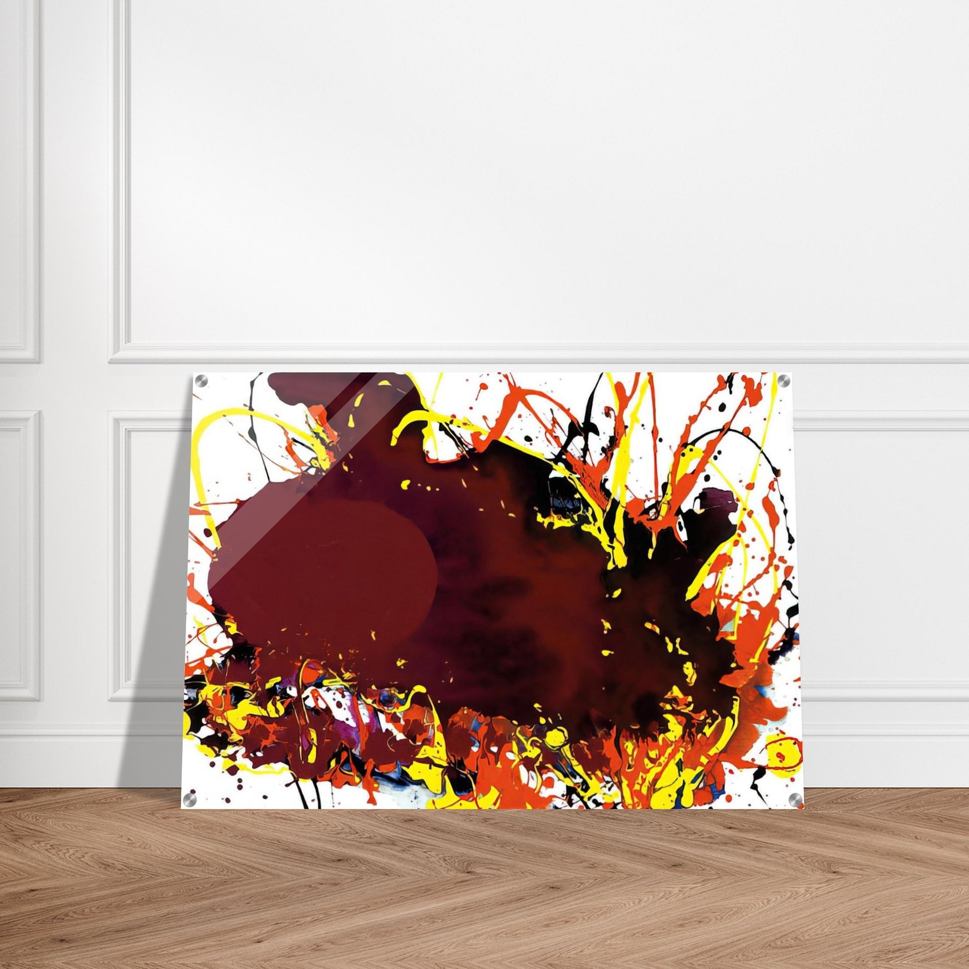 Untitled  SFP94-139  SFF 1809  - Sam Francis Acrylic Print - 70x100 cm / 28x40″ inches | Sam Francis Wall Art | Sam Francis Prints