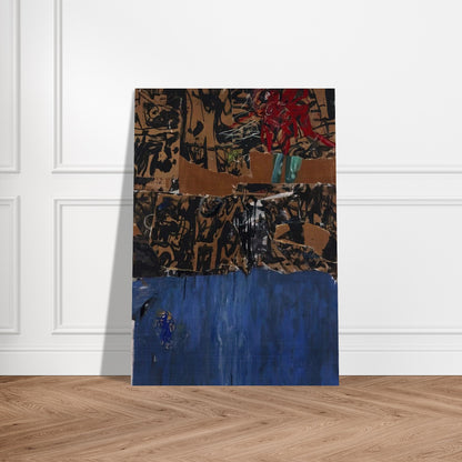 Blue Blue Blue - Allan Kaprow Brushed Aluminum Print - 70x100 cm / 28x40 inches | Allan Kaprow Aluminum Print | Allan Kaprow Prints