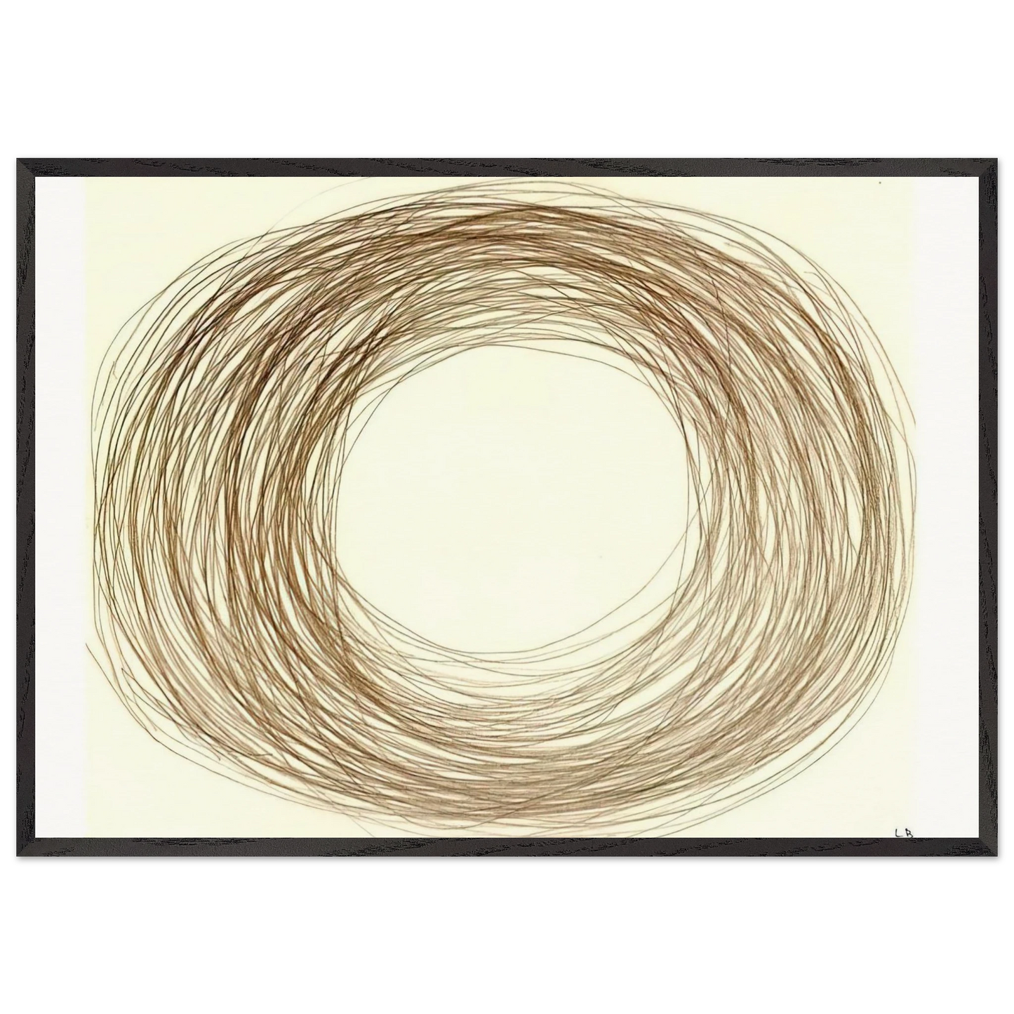UNTITLED 1995 4 - Louise Bourgeois 70x100 cm / 28x40 inches Framed Art Print – Black Wooden Frame