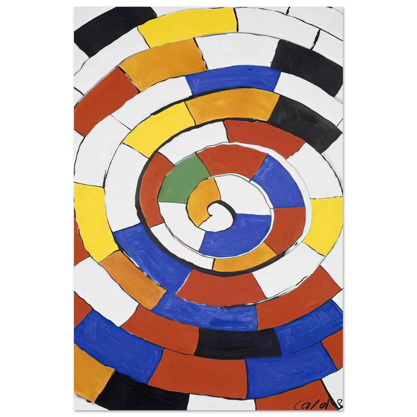 Alexander Calder - SPIRAL 1970 Fine Art Poster