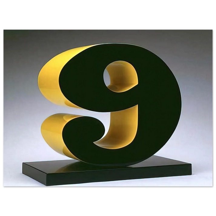 Robert Indiana - Nine  75x100 cm / 30x40inches Fine Art Poster