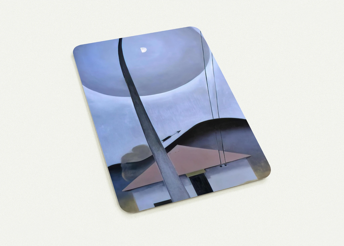 Little House with Flagpole By Georgia O'Keeffe Pack of 10 Post Cards | Georgia O'Keeffe Post Cards | A6 (10.5 x 14.8 cm) - 4.1 x 5.8 inches