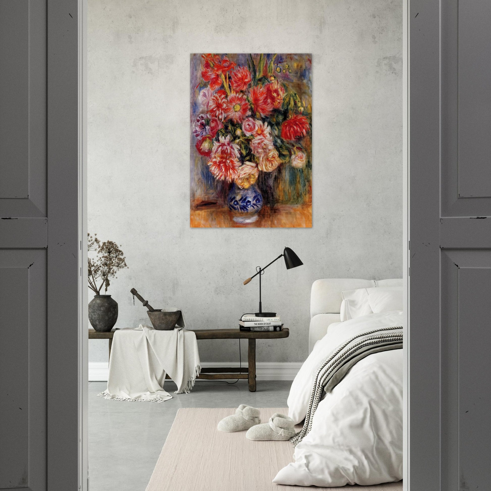 Bouquet - Pierre-Auguste Renoir Brushed Aluminum Print - 70x100 cm / 28x40 inches | Pierre-Auguste Renoir Aluminum Print | Pierre-Auguste Renoir Prints