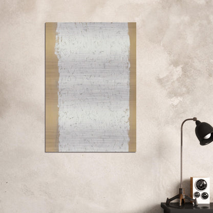 Enter - Robert Ryman Brushed Aluminum Print - 70x100 cm / 28x40 inches | Robert Ryman Aluminum Print | Robert Ryman Prints