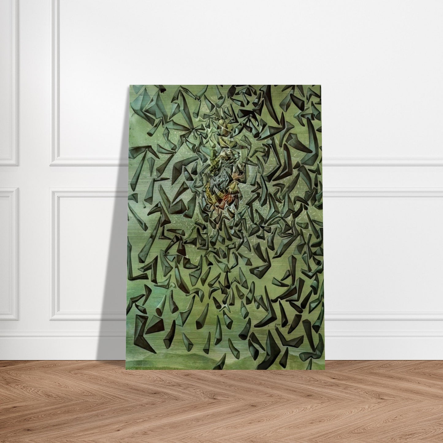 ASCENSIONIST SAINT CECILIA - Salvador Dali Brushed Aluminum Print - 70x100 cm / 28x40 inches | Salvador Dali Aluminum Print | Salvador Dali Prints