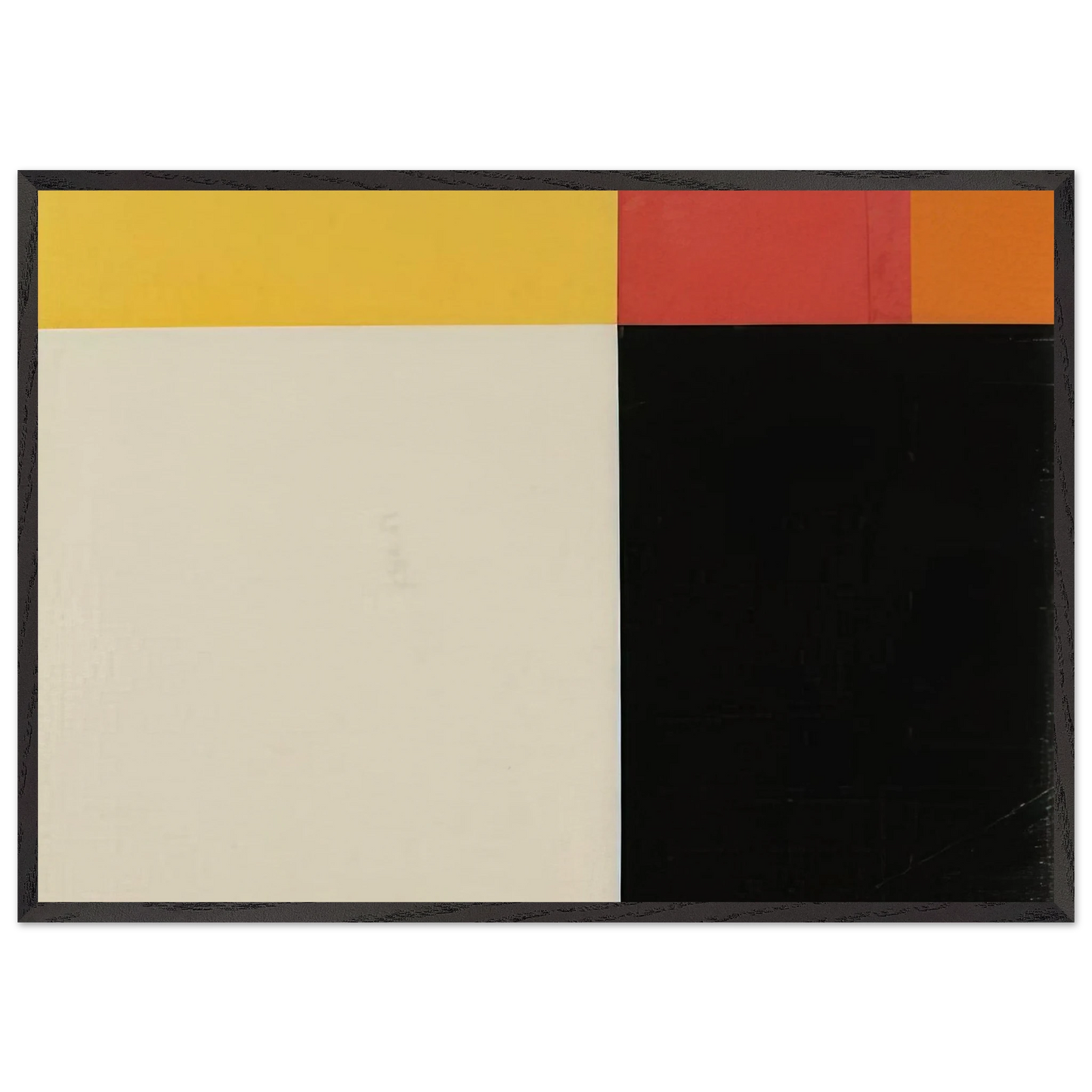 Study for Tiger - Ellsworth Kelly 70x100 cm / 28x40 inches Framed Art Print – Black Wooden Frame
