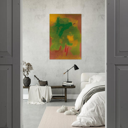 VISION 1991 - Esteban Vicente Brushed Aluminum Print - 70x100 cm / 28x40 inches | Esteban Vicente Aluminum Print | Esteban Vicente Prints