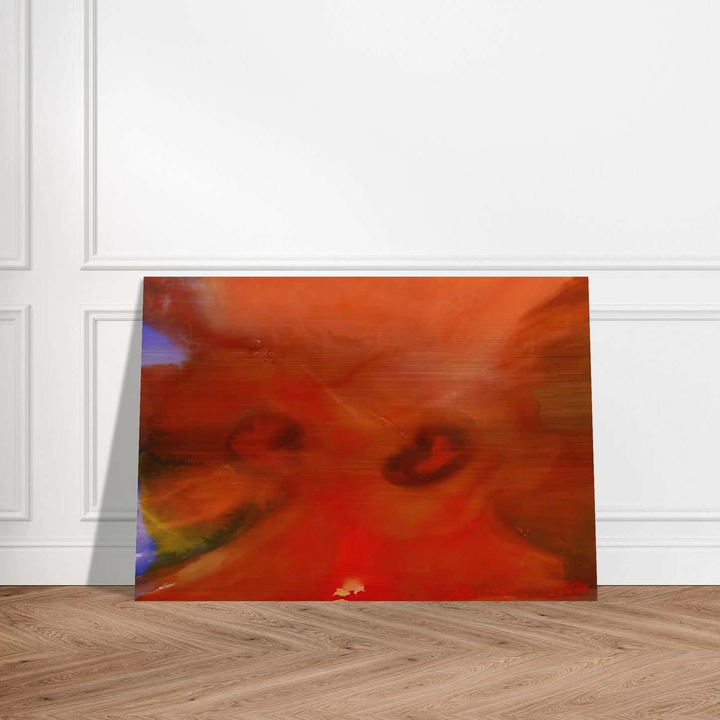 Red Petals - Sam Gilliam Brushed Aluminum Print - 70x100 cm / 28x40 inches | Sam Gilliam Aluminum Print | Sam Gilliam Prints