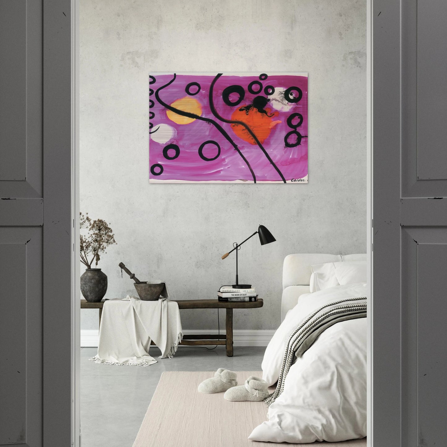UNTITLED 1963 - Alexander Calder Brushed Aluminum Print - 70x100 cm / 28x40 inches | Alexander Calder Aluminum Print | Alexander Calder Prints
