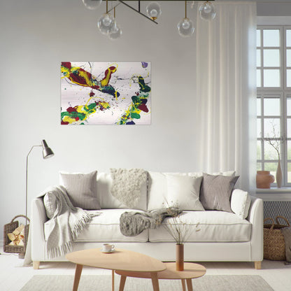 Hail Hailey - Sam Francis Brushed Aluminum Print - 70x100 cm / 28x40 inches | Sam Francis Aluminum Print | Sam Francis Prints