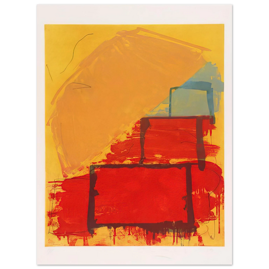 John Hoyland - Trickster - 1979  75x100 cm / 30x40inches Fine Art Poster