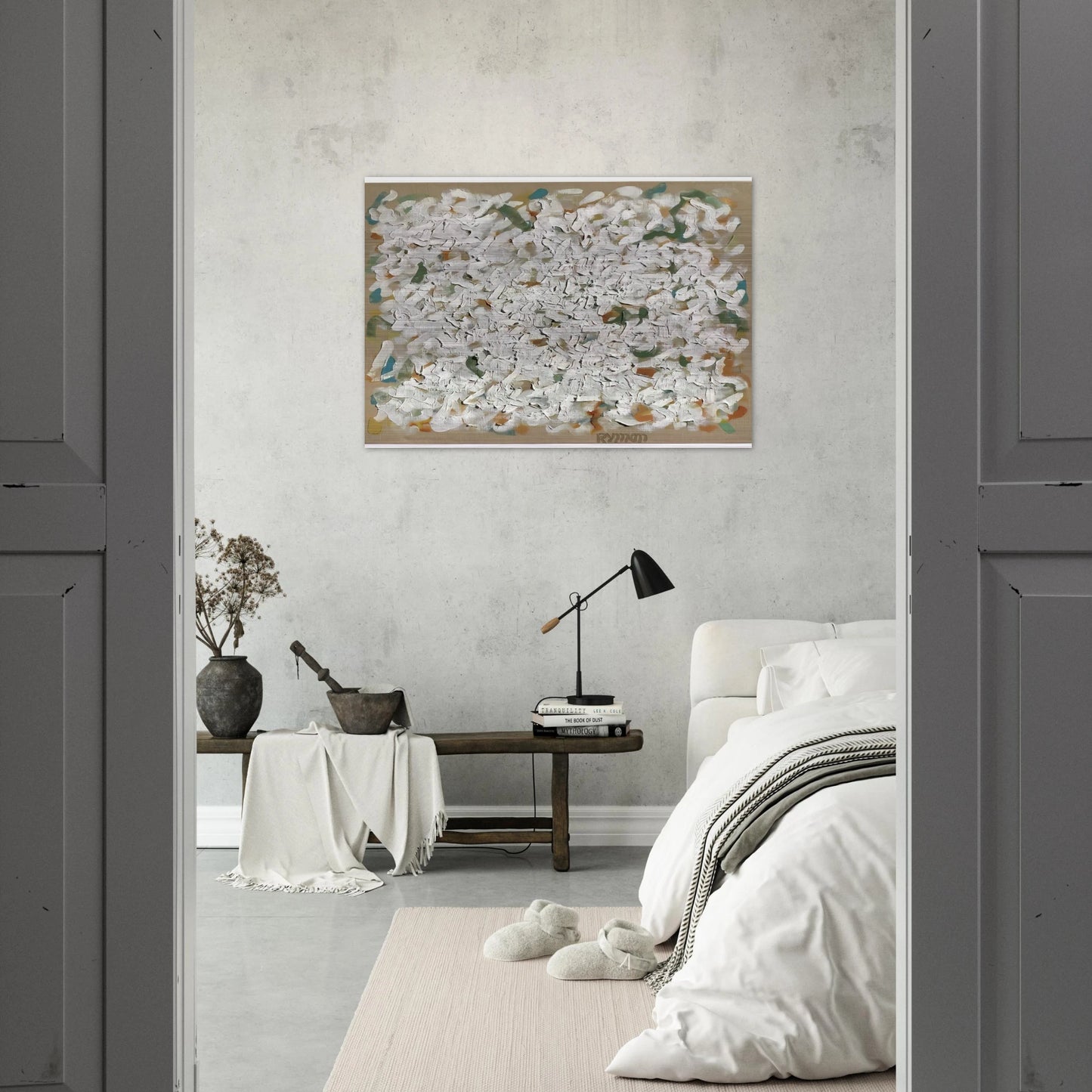 Untitled - 1963 - Robert Ryman Brushed Aluminum Print - 70x100 cm / 28x40 inches | Robert Ryman Aluminum Print | Robert Ryman Prints