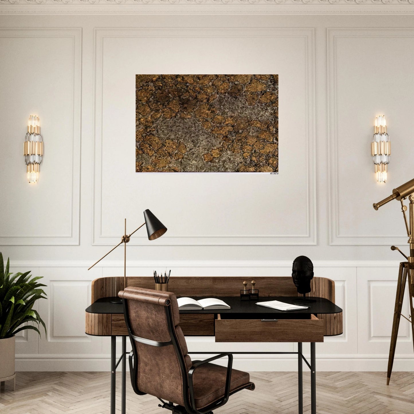 LIFE WITHOUT THE MAN III - Jean Dubuffet Brushed Aluminum Print - 70x100 cm / 28x40 inches | Jean Dubuffet Aluminum Print | Jean Dubuffet Prints