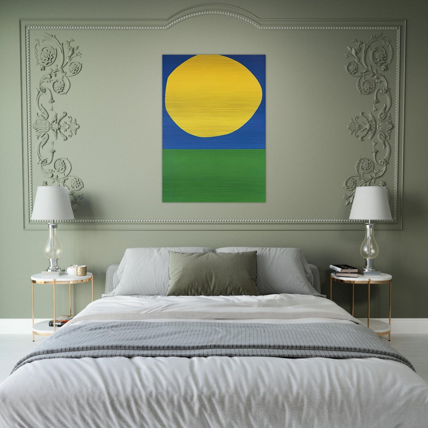 High Yellow - Ellsworth Kelly Brushed Aluminum Print - 70x100 cm / 28x40 inches | Ellsworth Kelly Aluminum Print | Ellsworth Kelly Prints