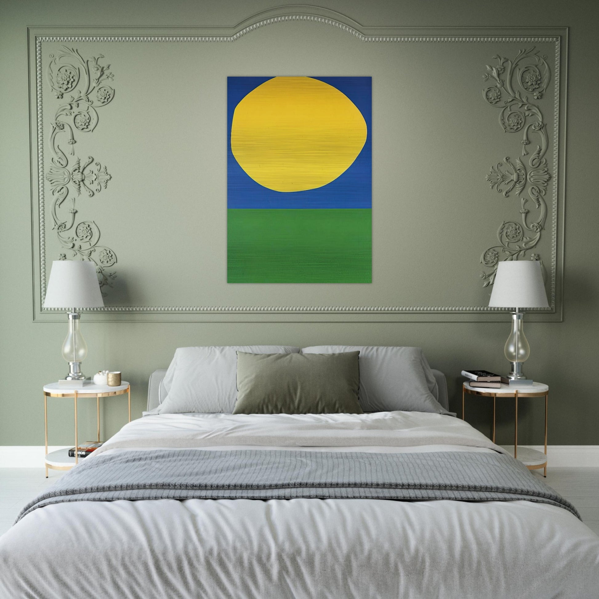 High Yellow - Ellsworth Kelly Brushed Aluminum Print - 70x100 cm / 28x40 inches | Ellsworth Kelly Aluminum Print | Ellsworth Kelly Prints