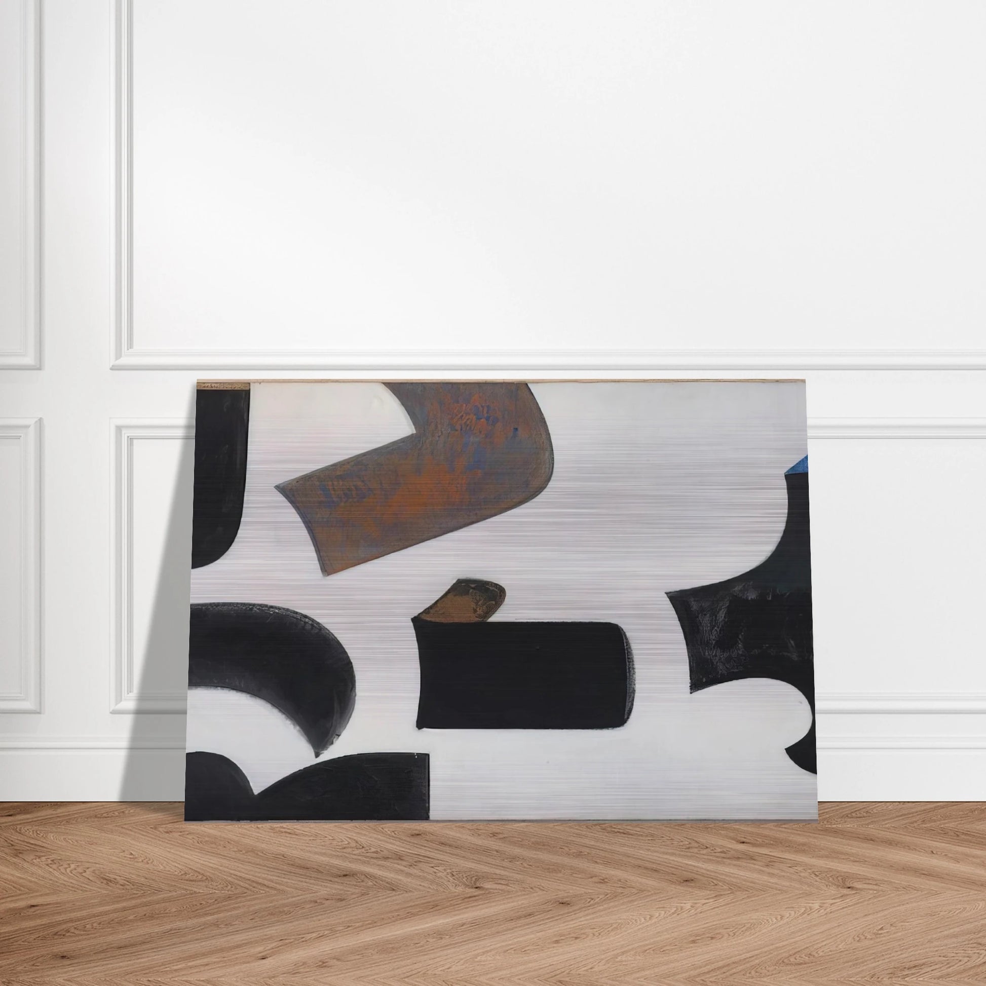 Untitled - 1958 - Donald Judd Brushed Aluminum Print - 70x100 cm / 28x40 inches | Donald Judd Aluminum Print | Donald Judd Prints