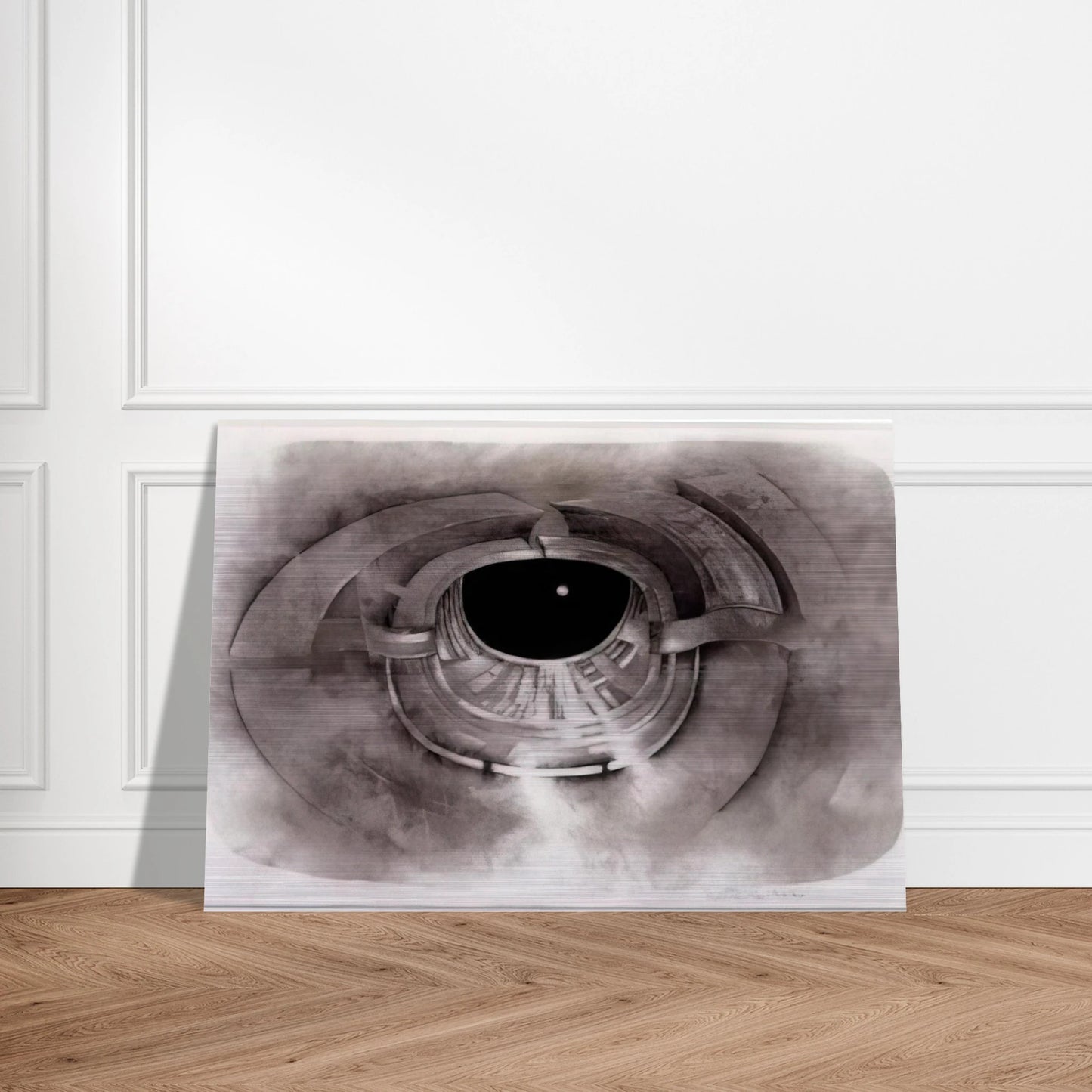 UNTITLED 1962 1 - Lee Bontecou Brushed Aluminum Print - 70x100 cm / 28x40 inches | Lee Bontecou Aluminum Print | Lee Bontecou Prints