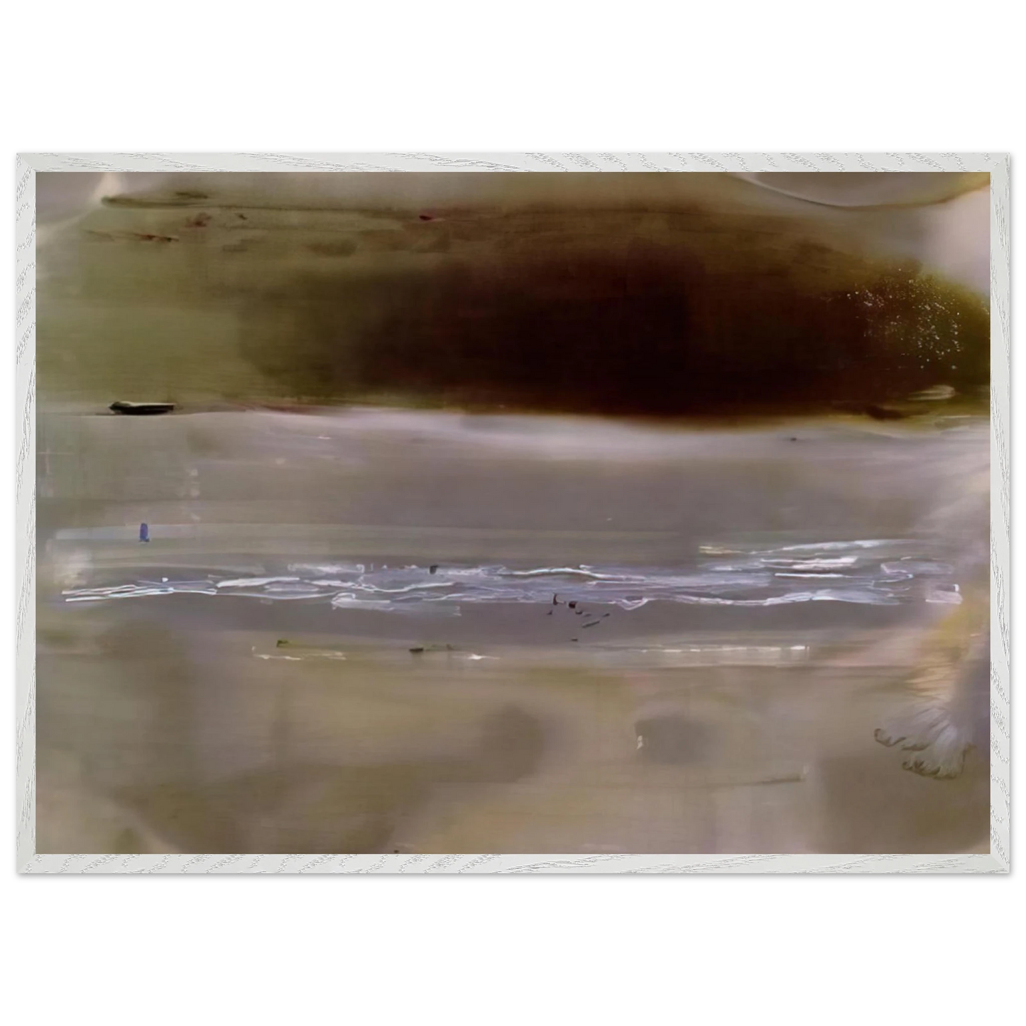 Helen Frankenthaler - Viewpoint II - 1979 Wall art - 60x80 cm / 24x32 inches - Premium Wooden Framed Poster With Fine Art Paper-canvas - White frame