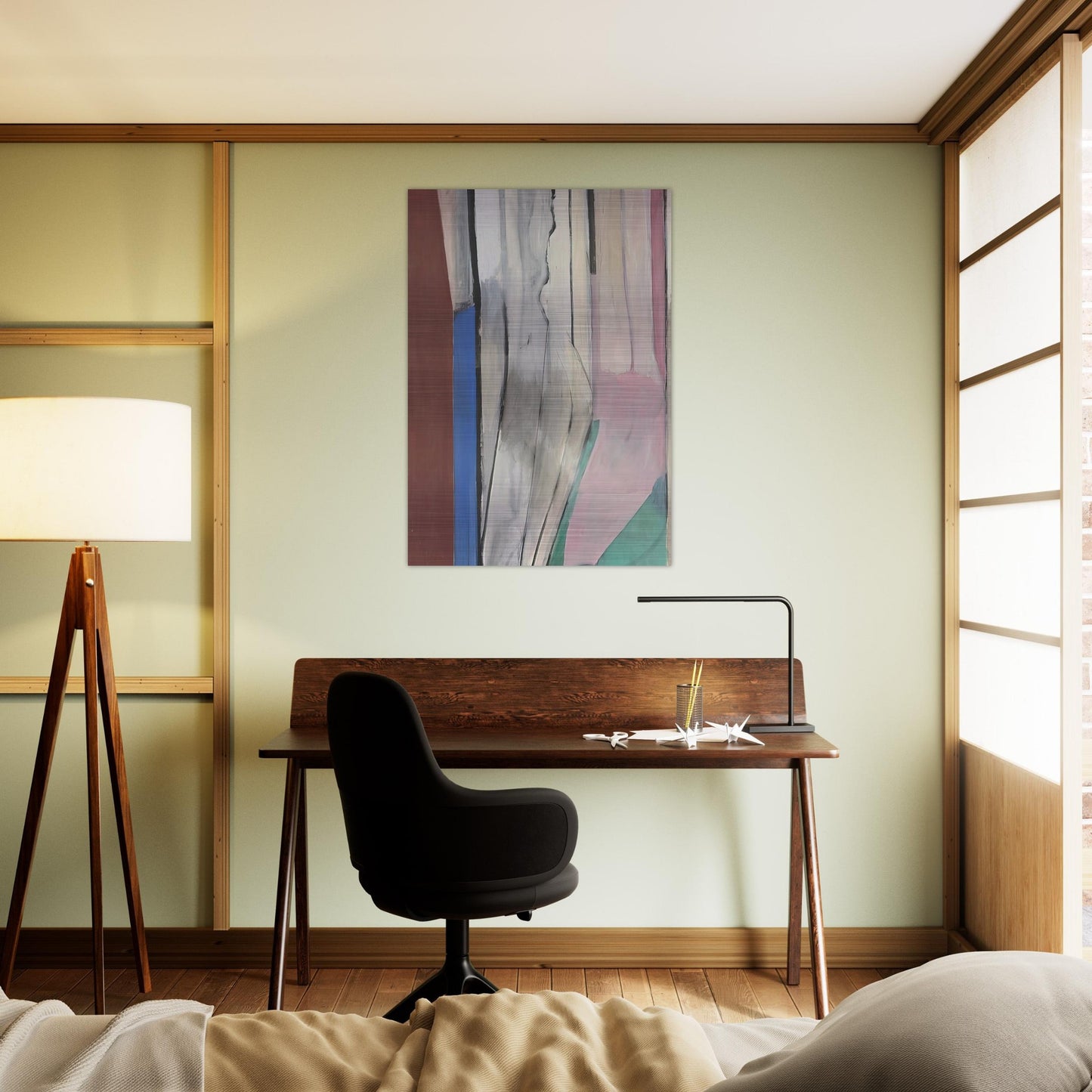 Ocean Park #6 - Richard Diebenkorn Brushed Aluminum Print - 70x100 cm / 28x40 inches | Richard Diebenkorn Aluminum Print | Richard Diebenkorn Prints