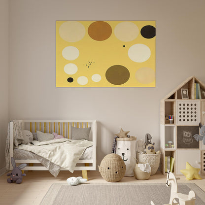 Carta celeste en amarillo n° 1 - 1953 1 - Lolo Soldevilla Art Prints - 100x150 cm / 40x60″ inches | Lolo Soldevilla Poster | Lolo Soldevilla Prints