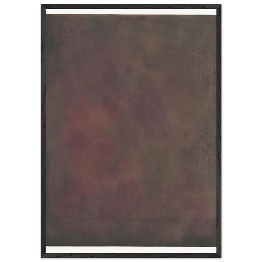 UNTITLED FARBRAUMK RPER 1978 - Gotthard Graubner 70x100 cm / 28x40 inches Framed Art Print – Black Wooden Frame