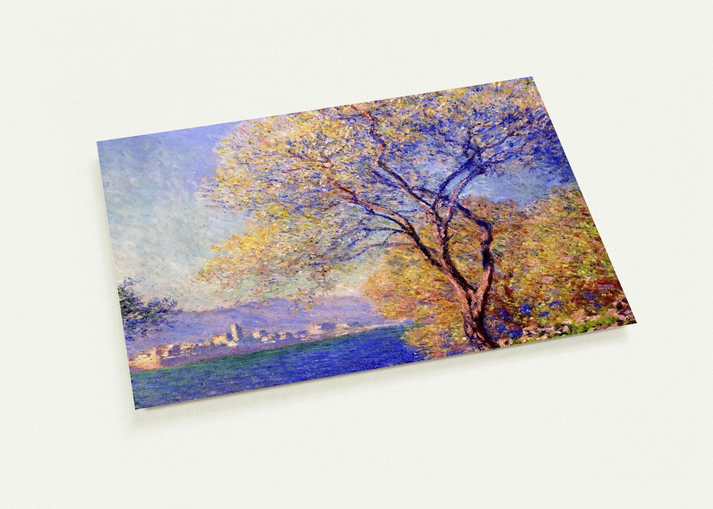 Antibes Seen from the Salis Gardens 01 By claude monet Pack of 10 Post Cards | claude monet Post Cards | A6 (10.5 x 14.8 cm) - 4.1 x 5.8 inches