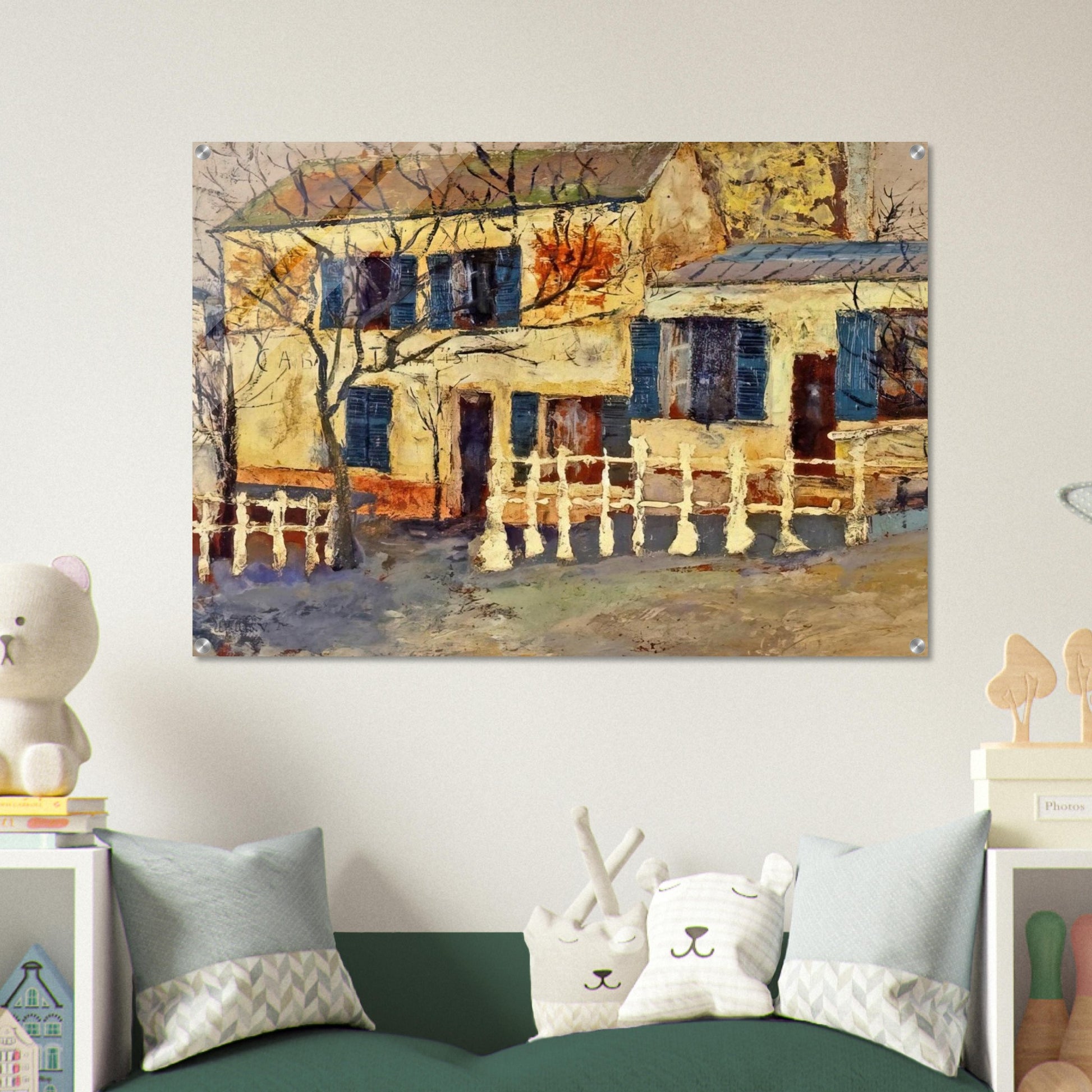 LAPIN AGILE 1 - Maurice Utrillo Acrylic Print - 70x100 cm / 28x40″ inches