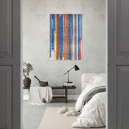 IRIS TULIPS JONQUILS AND CROCUSES 1969 - Alma Woodsey Thomas Brushed Aluminum Print - 70x100 cm / 28x40 inches | Alma Woodsey Thomas Aluminum Print | Alma Woodsey Thomas Prints