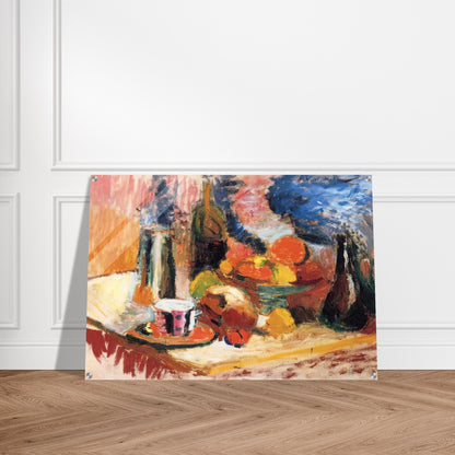 STILL LIFE WITH FRUIT 1896 - Henri Matisse Acrylic Print - 70x100 cm / 28x40″ inches | Henri Matisse Wall Art | Henri Matisse Prints