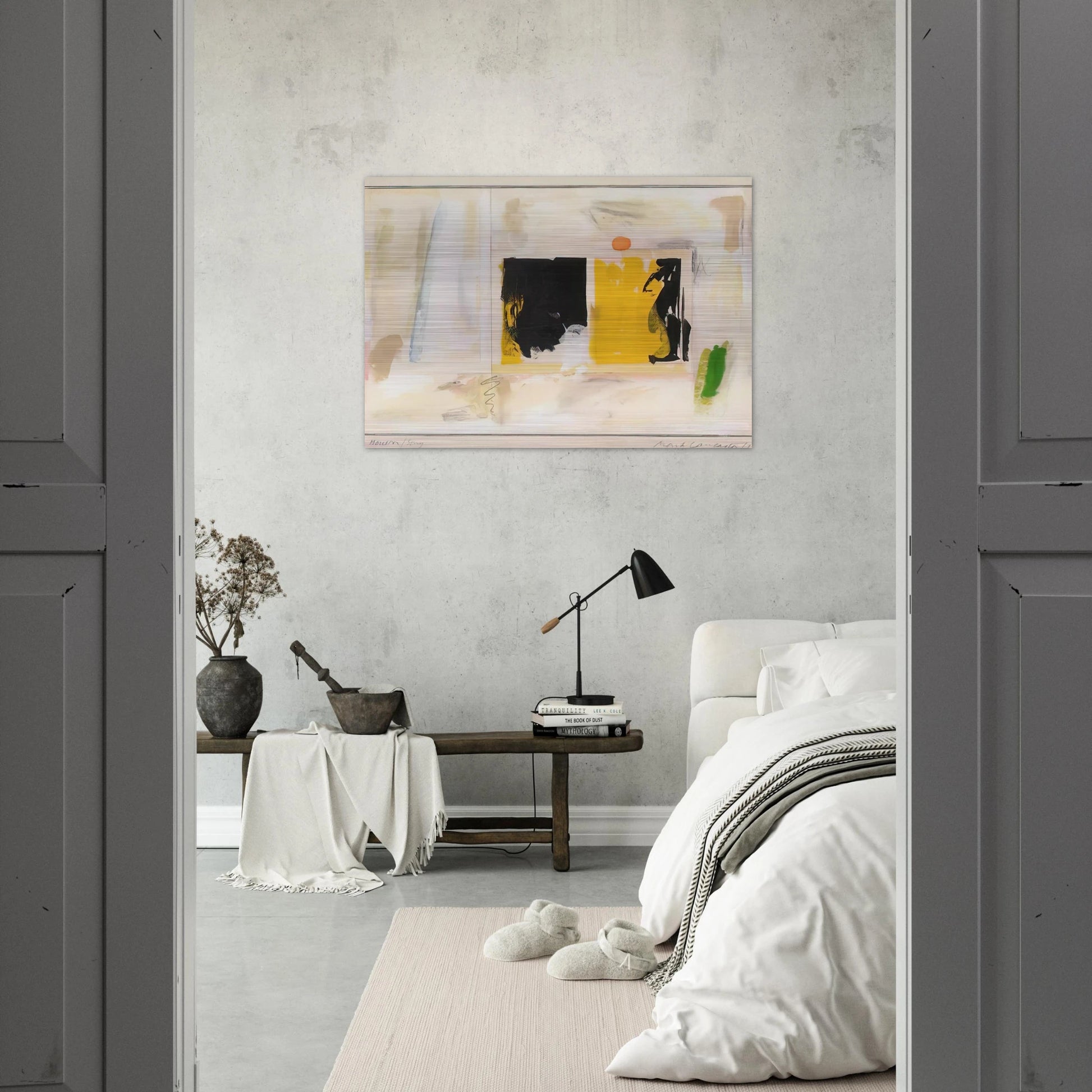 HoustonSony - Abstract Expressionism - Mark Lancaster Brushed Aluminum Print - 70x100 cm / 28x40 inches | Mark Lancaster Aluminum Print | Mark Lancaster Prints