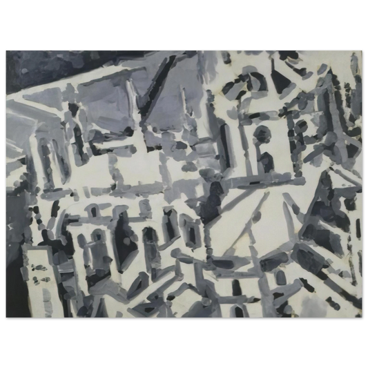 Gerhard Richter - TOWNSCAPE M9 1968  75x100 cm / 30x40inches Fine Art Poster