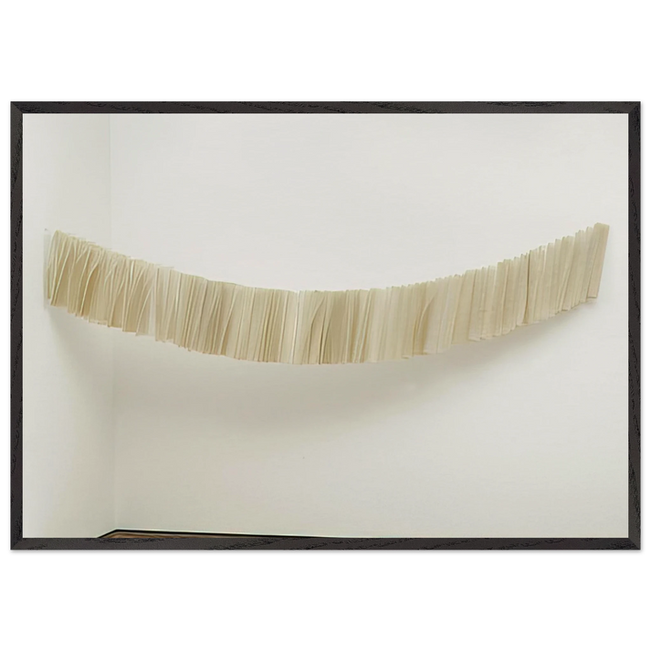 Little Train - Mira Schendel 70x100 cm / 28x40 inches Framed Art Print – Black Wooden Frame