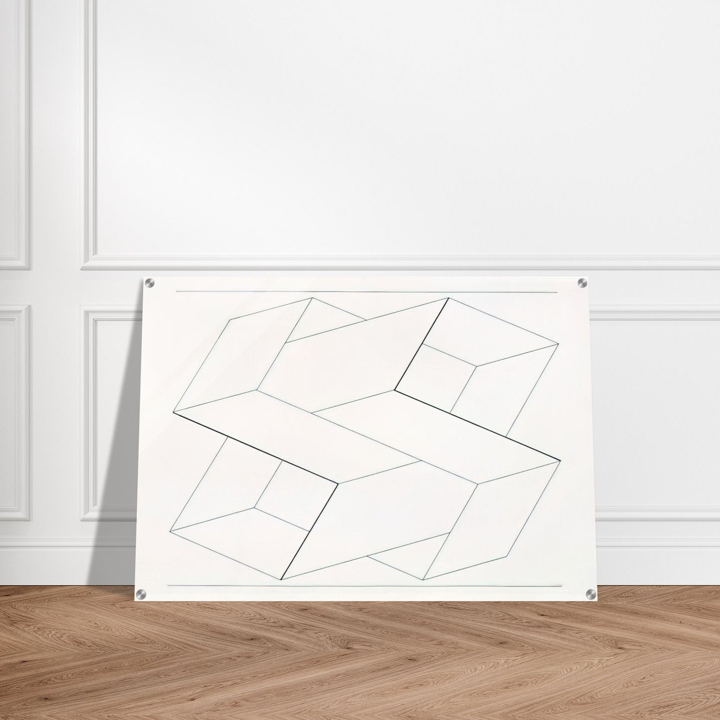 STRUCTURAL CONSTELLATION 1962 - Josef Albers Acrylic Print - 70x100 cm / 28x40″ inches