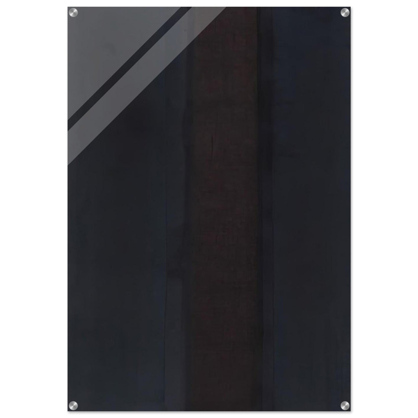 Umber Blue - 1987 - Yun Hyong-keun Acrylic Print - 70x100 cm / 28x40″ inches | Yun Hyong-keun Wall Art | Yun Hyong-keun Prints