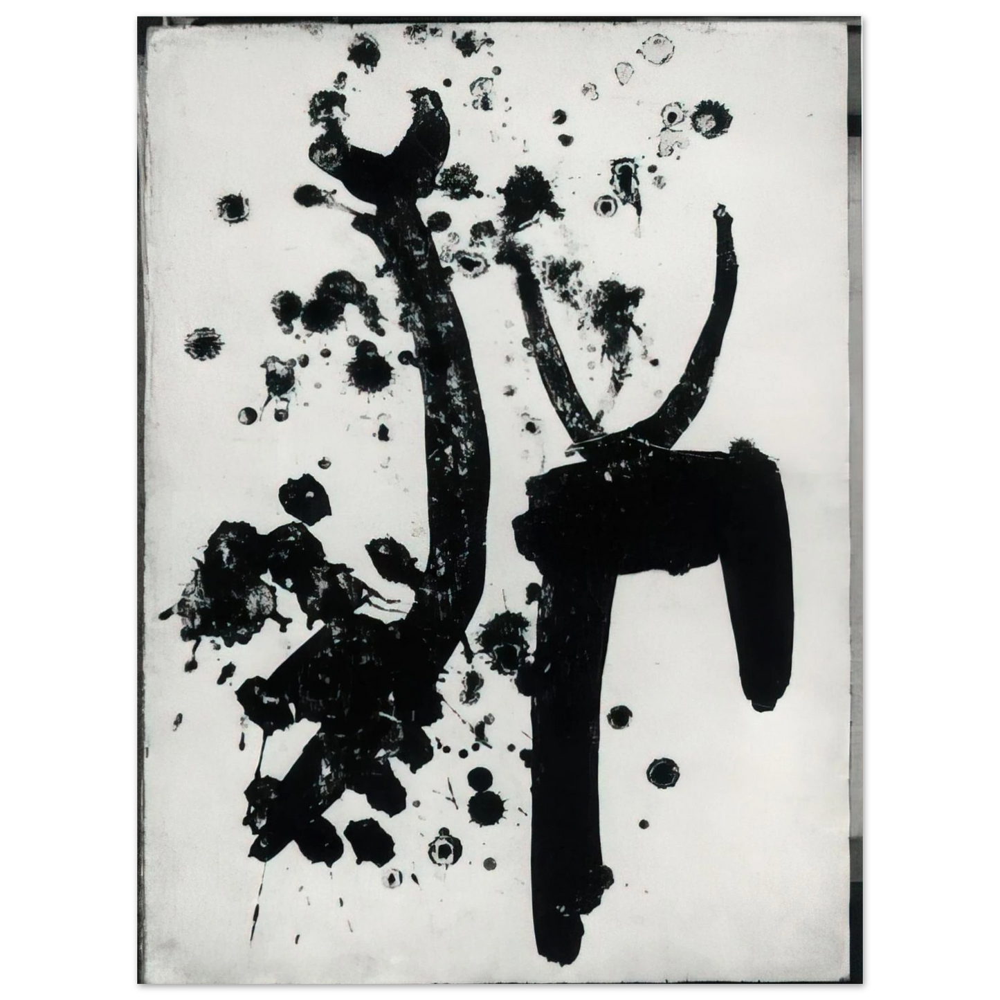 Hans Hartung - Untitled T1938-31 - 1938  75x100 cm / 30x40inches Fine Art Poster