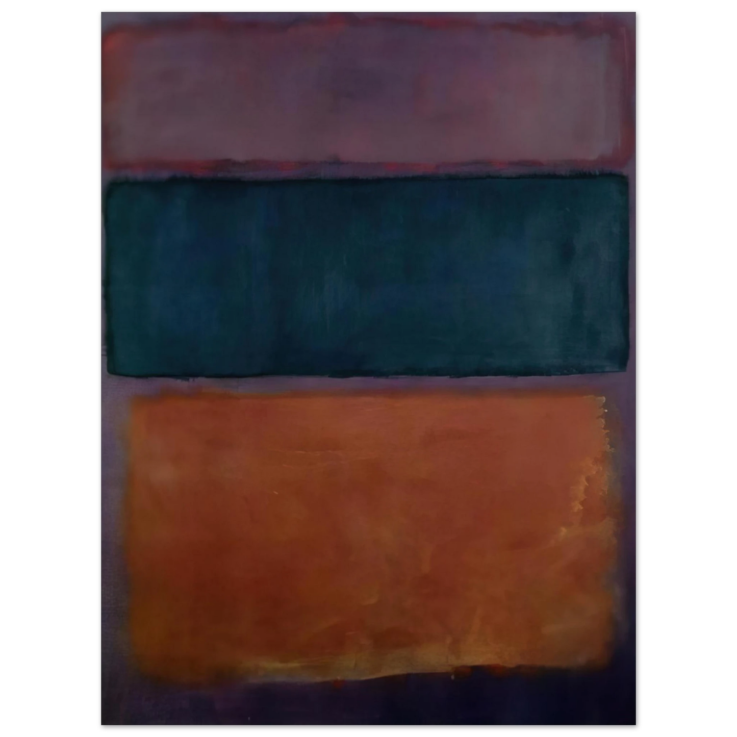 Mark Rothko - Untitled - 1963 Wall Art - 60x80 cm / 24x32 inches - Fine Art Poster-canvas - -