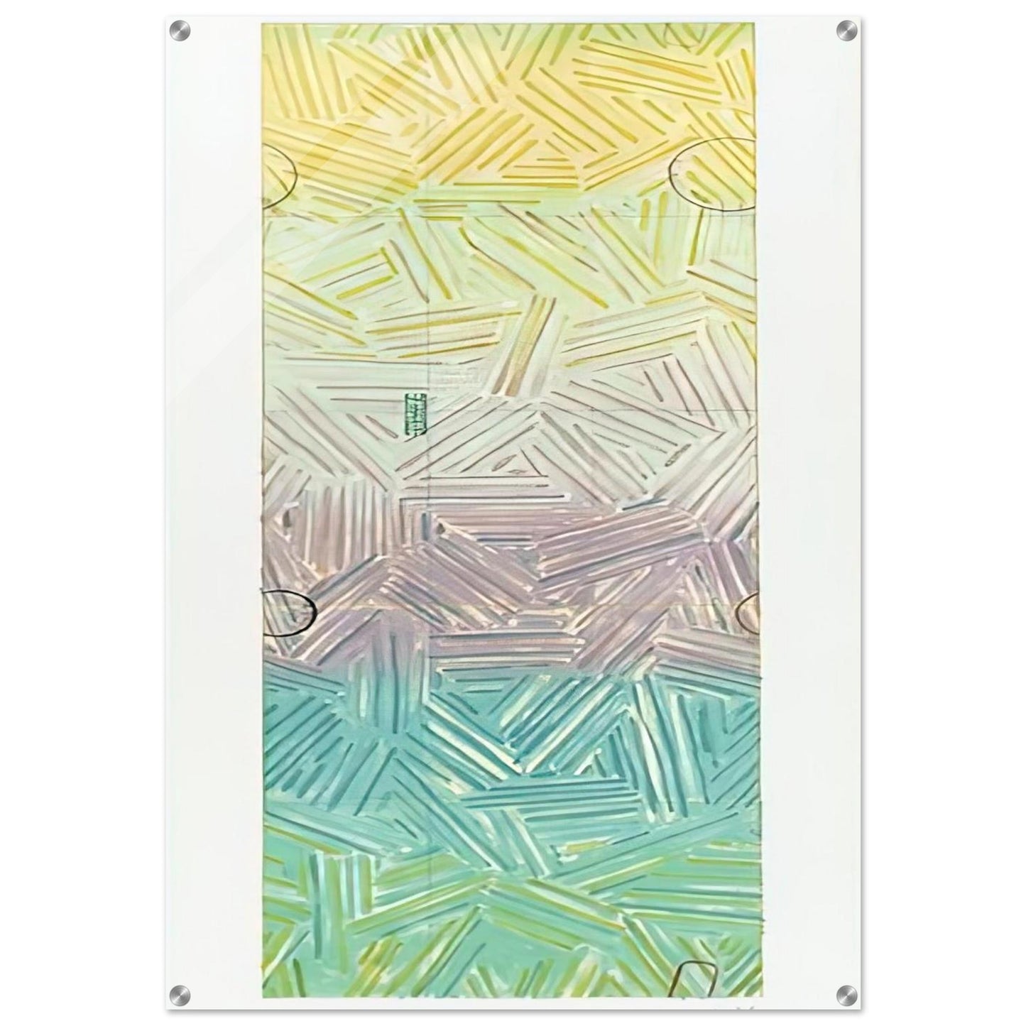 USUYUKI ULAE 211 - Jasper Johns Acrylic Print - 70x100 cm / 28x40″ inches | Jasper Johns Wall Art | Jasper Johns Prints