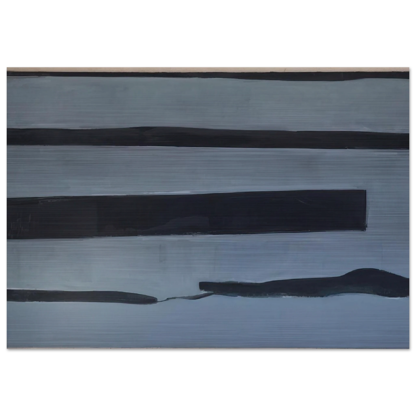 Untitled - 1956 - Donald Judd Brushed Aluminum Print - 70x100 cm / 28x40 inches | Donald Judd Aluminum Print | Donald Judd Prints