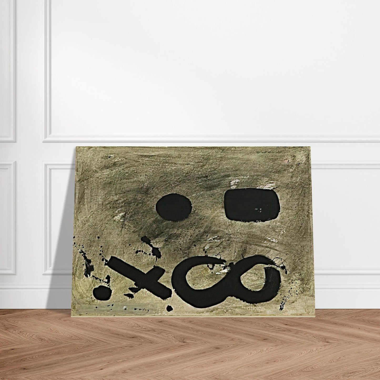 Figure Eight - 1967 - Adolph Gottlieb Brushed Aluminum Print - 70x100 cm / 28x40 inches | Adolph Gottlieb Aluminum Print | Adolph Gottlieb Prints