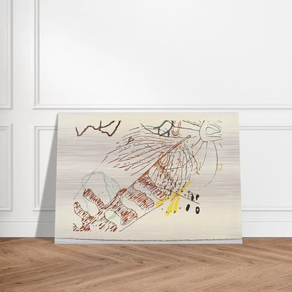 From 17 Drawings by Thoreau - 1978 - John Cage Brushed Aluminum Print - 70x100 cm / 28x40 inches | John Cage Aluminum Print | John Cage Prints