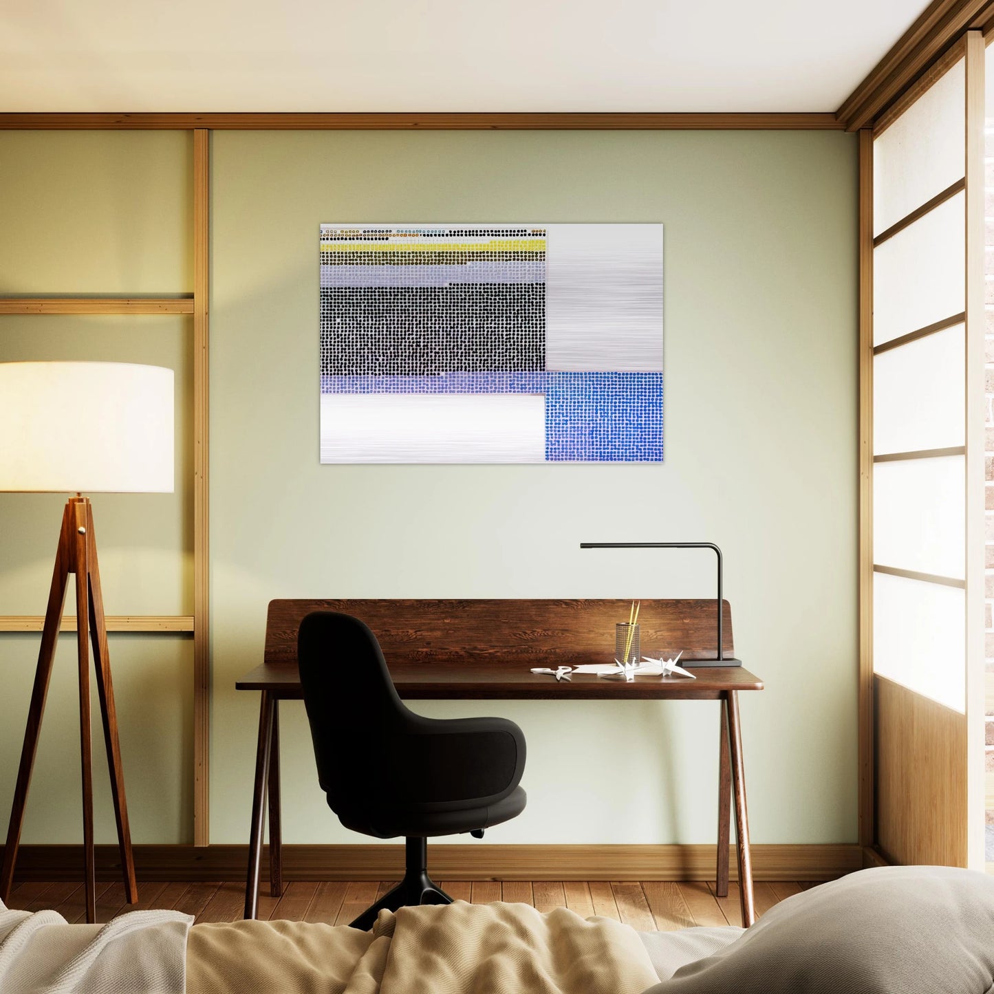 Original Fibonacci - 2001 - Jennifer Bartlett Brushed Aluminum Print - 70x100 cm / 28x40 inches | Jennifer Bartlett Aluminum Print | Jennifer Bartlett Prints