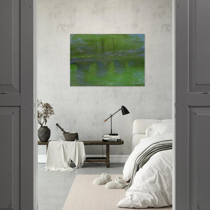 Waterloo Bridge, Dawn - claude monet Brushed Aluminum Print - 70x100 cm / 28x40 inches | claude monet Aluminum Print | claude monet Prints