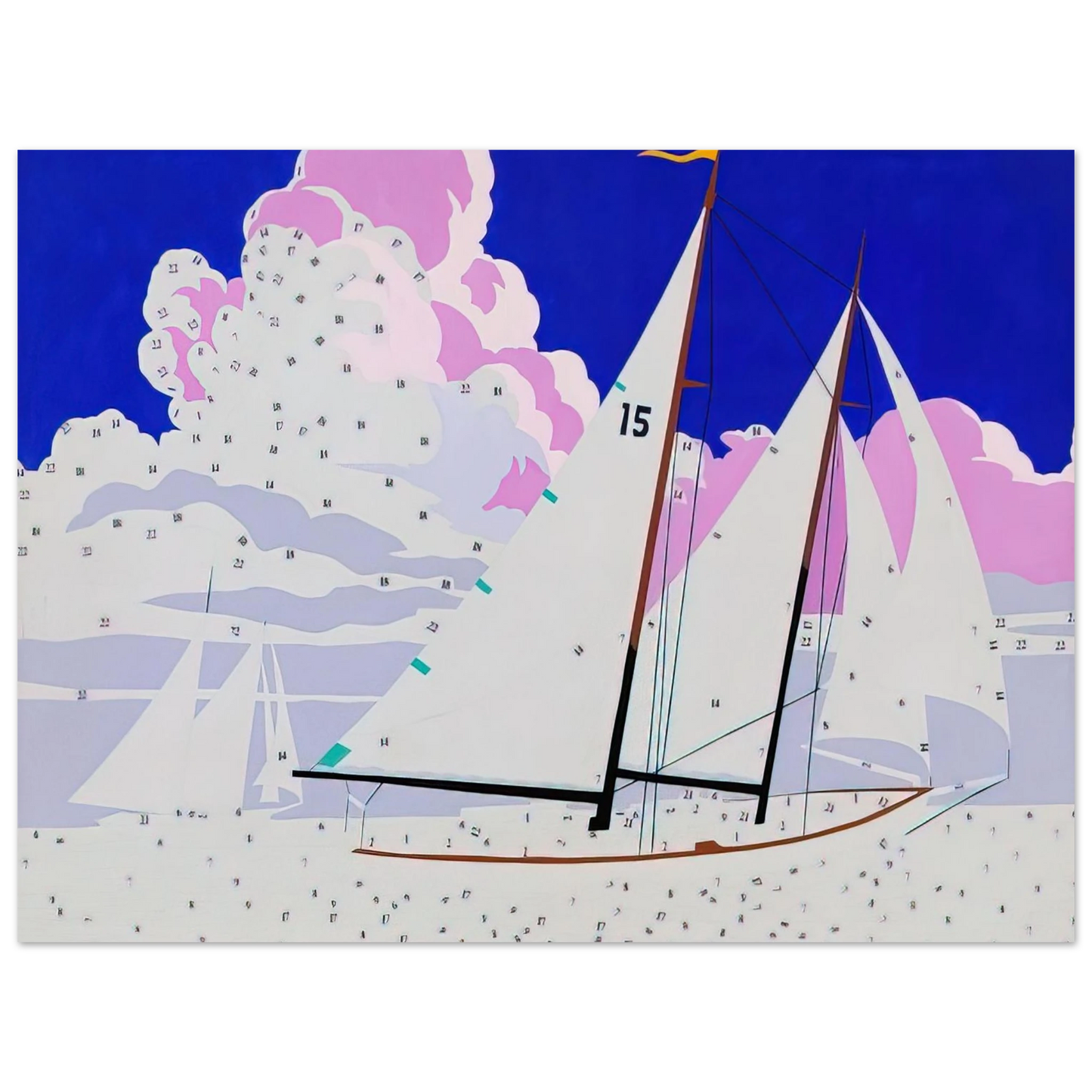 Andy Warhol - Do It Yourself  Sailboats  Fine Art Poster