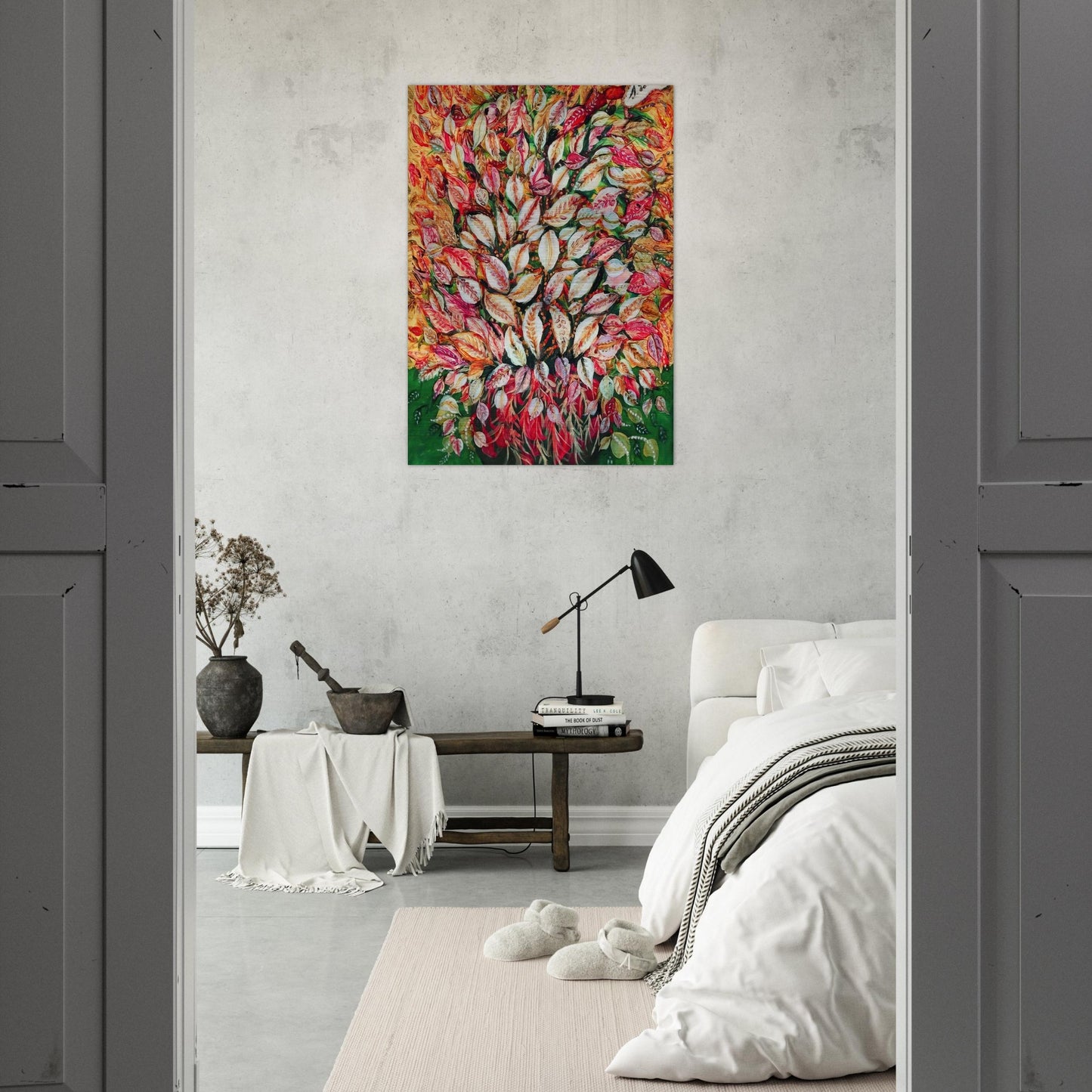 Feuilles - 1928 - Seraphine Louis Brushed Aluminum Print - 70x100 cm / 28x40 inches | Seraphine Louis Aluminum Print | Seraphine Louis Prints